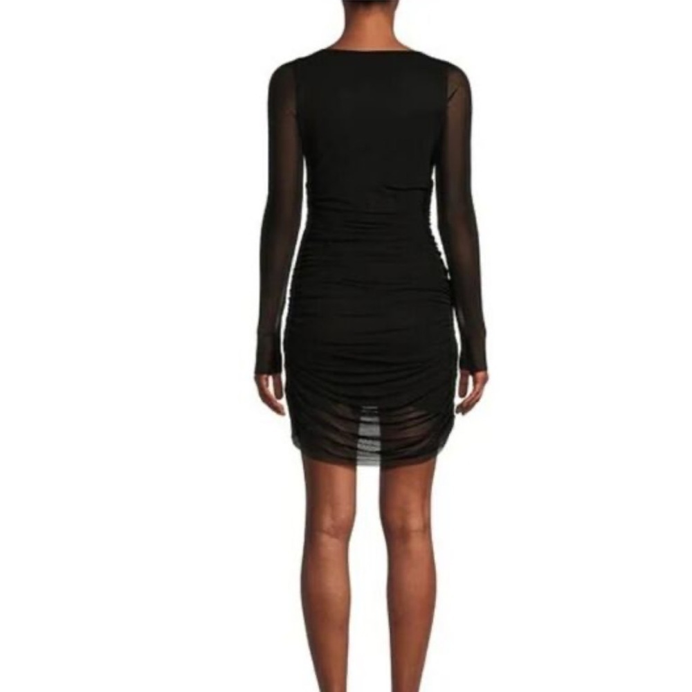 C&V Chelsea & Violet
Long Sleeve V-Neck Rosette Mesh Dress - Picture 7 of 10